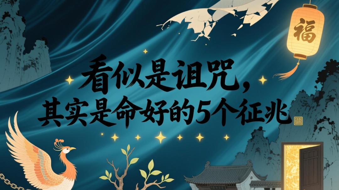 付费文章：看似是诅咒，其实是命好的5个征兆-吾爱云课堂