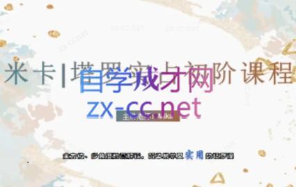 米卡·实占塔罗初阶课-吾爱云课堂