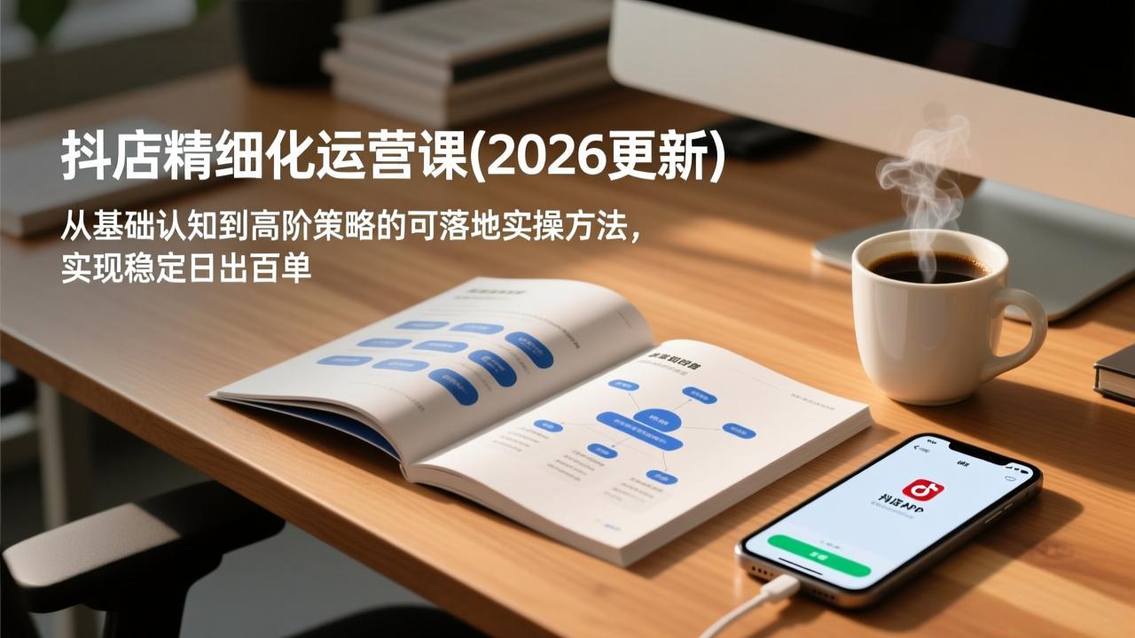 抖店精细化运营课(更新5月-吾爱云课堂