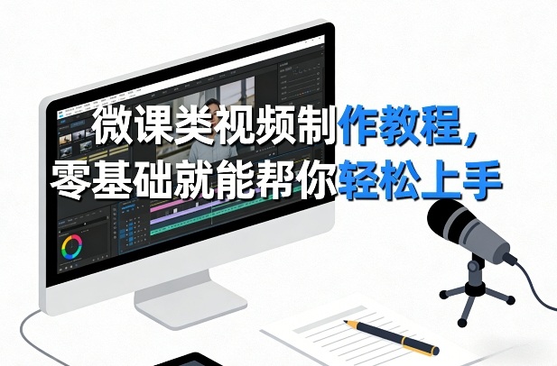 微课类视频制作教程，零基础就能帮你轻松上手-吾爱云课堂