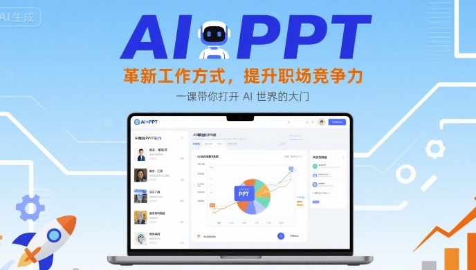 AI+PPT:革新工作方式,提升职场竞争力,一课带你打开 AI 世界的大门-吾爱云课堂