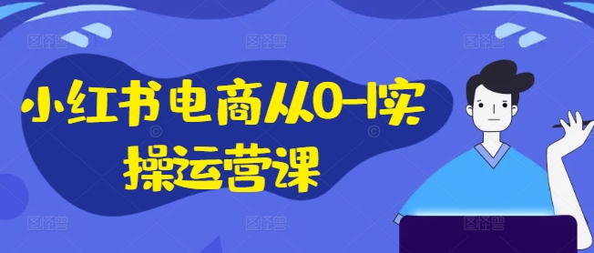 小红书电商从0-1实操运营课，小红书手机实操小红书/IP和私域课/小红书电商电脑实操板块等-吾爱云课堂