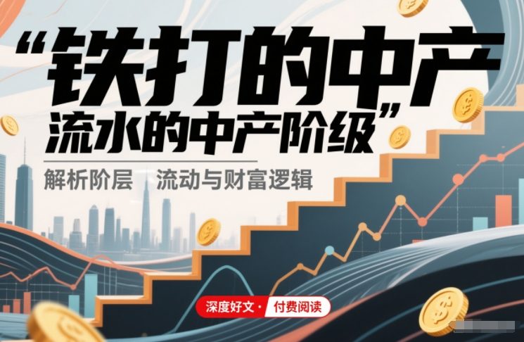 付费文章：铁打的中产，流水的中产阶级-吾爱云课堂