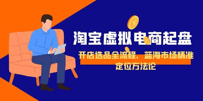 淘宝虚拟电商起盘,开店选品全流程,蓝海市场精准定位方法论-吾爱云课堂