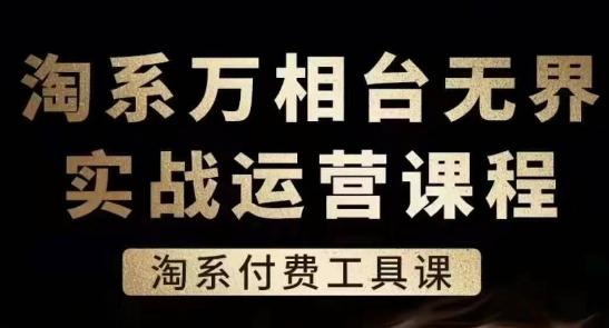 淘系万相台无界实战运营课,淘系付费工具课-吾爱云课堂