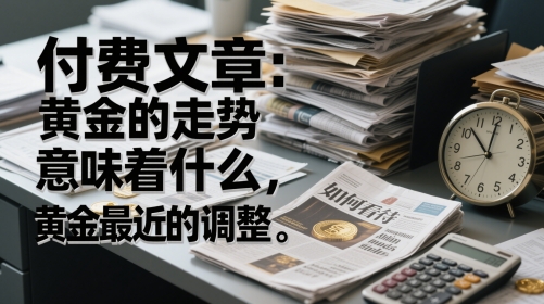 付费文章:黄金的走势意味着什么,如何看待黄金最近的调整-吾爱云课堂