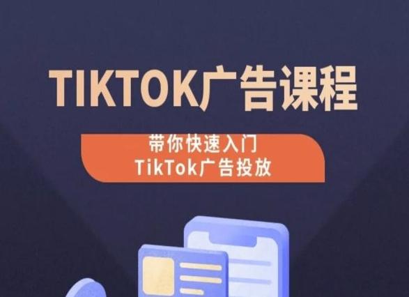 TikTok广告投放课程,从0-1实操课,带你快速入门TikTok广告投放-吾爱云课堂