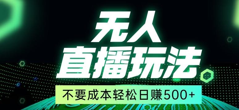 全网首发24年最新无人直播玩法,不需要成本,无需人力,一台电脑24小时为你工作-吾爱云课堂