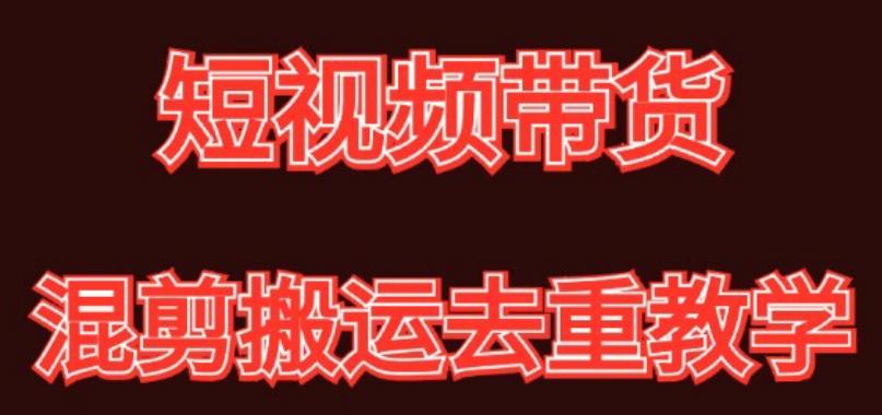 混剪去重短视频带货玩法,混剪搬运简单过原创思路分享-吾爱云课堂