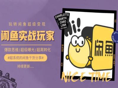 手把手教你0到1系统玩转闲鱼变现,爆款思维/超级曝光/超高转化-吾爱云课堂