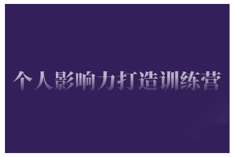 个人影响力打造训练营,掌握公域引流、私域运营、产品定位等核心技能,实现从0到1的个人IP蜕变-吾爱云课堂