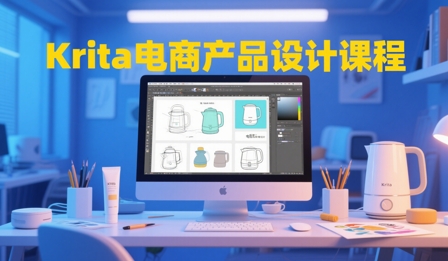 大梦老师·Krita电商产品设计课程-吾爱云课堂
