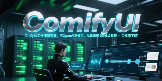 ComfyUI工作流新突破，用OpenAI三模型，批量出图(保姆级教程+工作流下载-吾爱云课堂