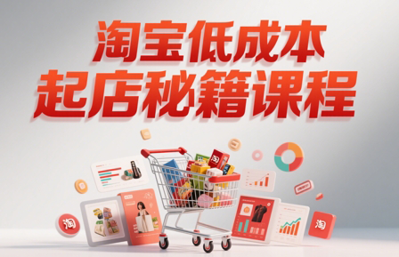 子枫老师·淘宝低成本起店系统课-吾爱云课堂