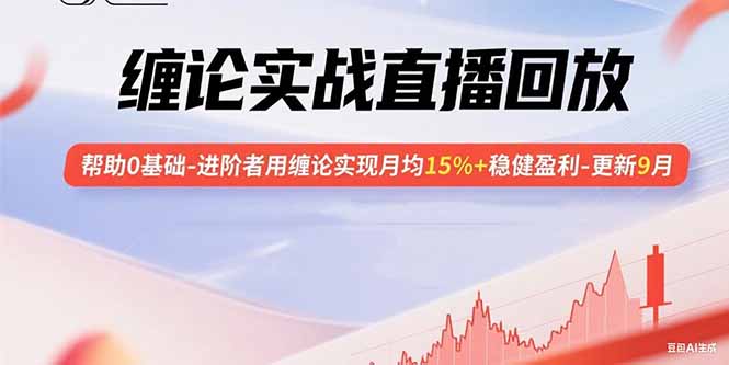 缠论实战直播回放:帮助0基础-进阶者用缠论实现月均15%+稳健盈利-更新9月-吾爱云课堂