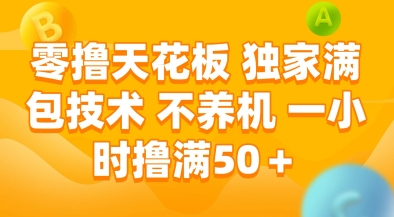 零撸天花板,独家满包技术,不用养机,一小时撸满50+,收益稳定【揭秘】-吾爱云课堂