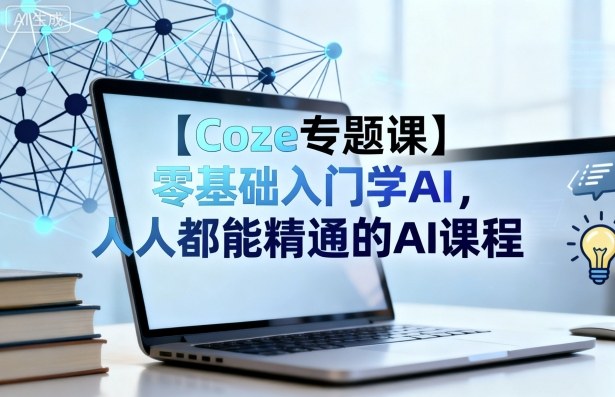【Coze专题课】零基础入门学AI,人人都能精通的AI课程-吾爱云课堂