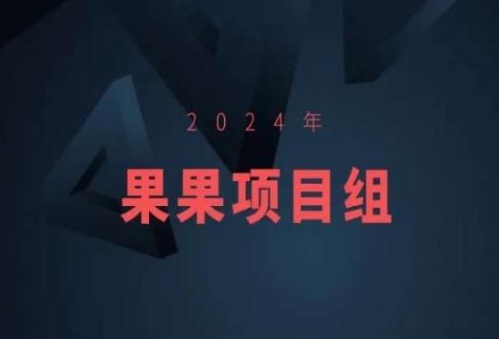 2024年果果项目组项目合集-果果最新项目-吾爱云课堂