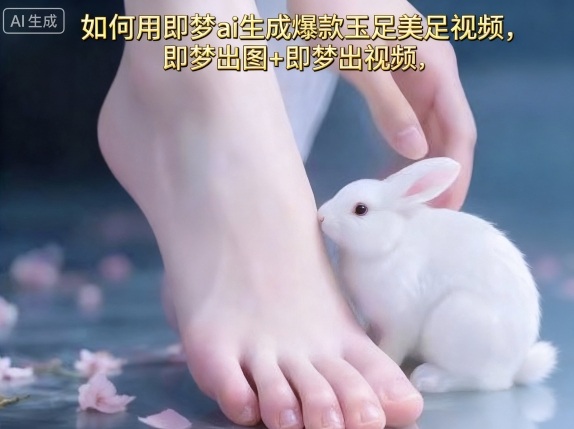 如何用即梦ai生成爆款玉足美足视频,即梦出图+即梦出视频,快速涨粉-吾爱云课堂