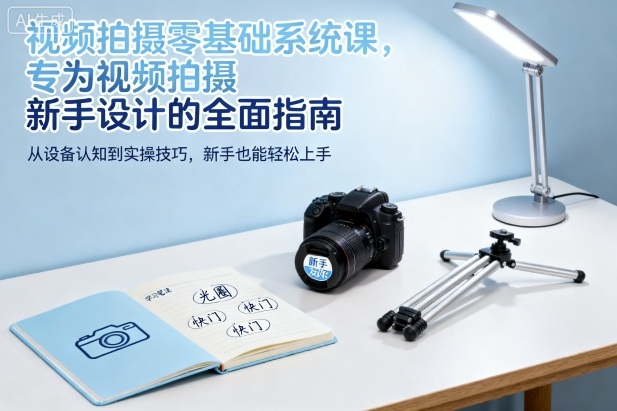 视频拍摄零基础系统课,专为视频拍摄新手设计的全面指南-吾爱云课堂