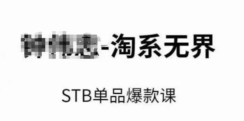淘系无界STB单品爆款课(2024),付费带动免费的核心逻辑,万相台无界关键词推广/精准人群的核心-吾爱云课堂