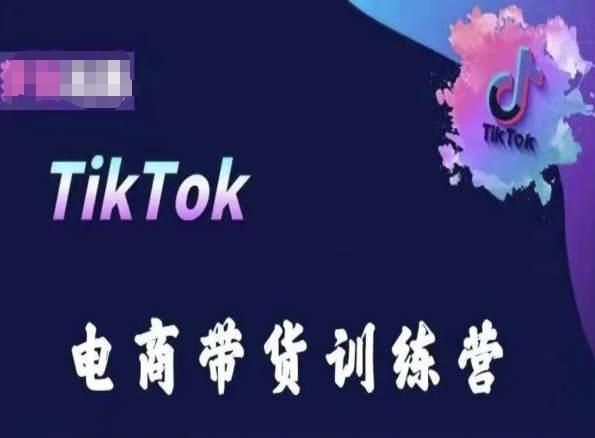 TikTok电商带货训练营，跟随时代潮流，跨境掘金-吾爱云课堂