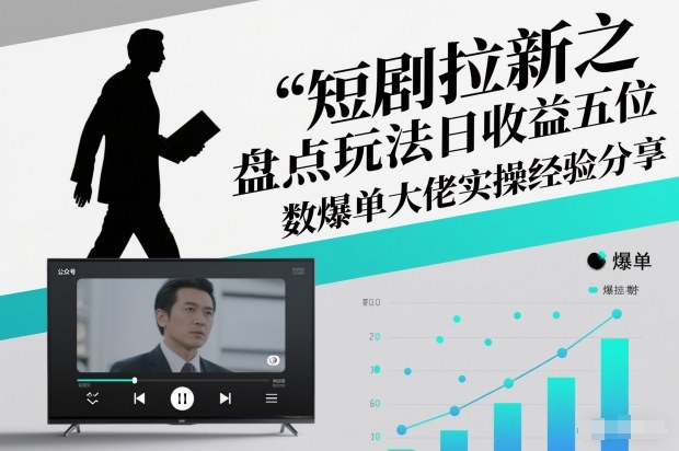 短剧拉新之盘点玩法日收益五位数爆单大佬实操经验分享-吾爱云课堂