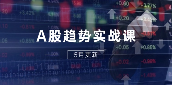 A股趋势实战课:主力动向+政策红利,2025全年策略5月更新-吾爱云课堂