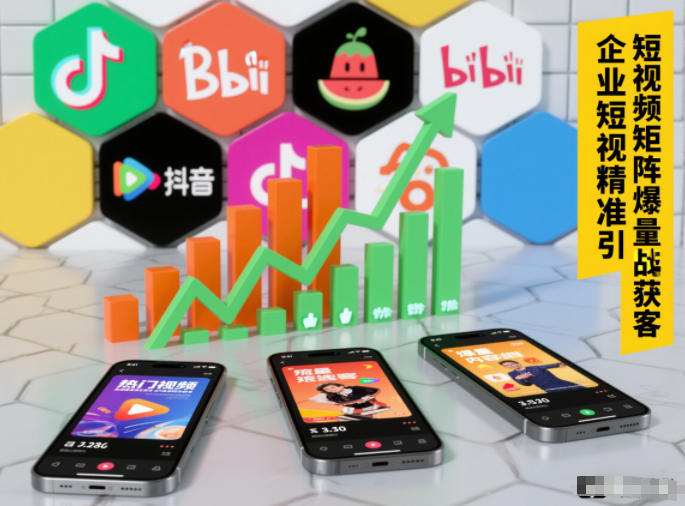 企业短视频精准引流矩阵获客，短视频矩阵爆量战法-吾爱云课堂