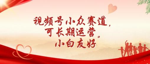 视频号小众赛道,可长期运营,小白友好【揭秘】-吾爱云课堂