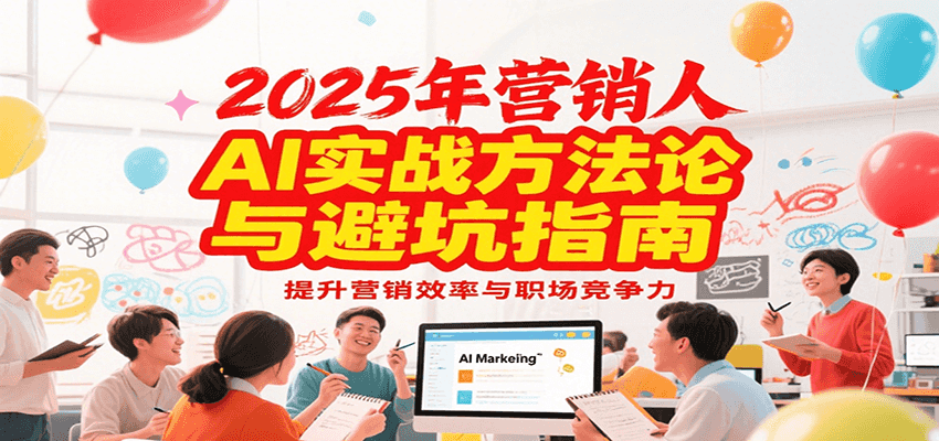 2025年营销实战方法论与避坑指南,利用AI提升营销效率与职场竞争力-吾爱云课堂