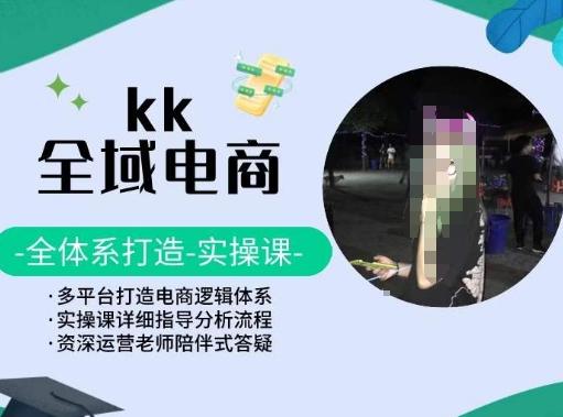 KK全域电商,全体系打造实操课,多平台打造电商逻辑体系-吾爱云课堂