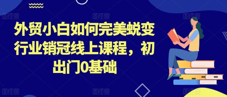 外贸小白如何完美蜕变行业销冠线上课程，初出门0基础-吾爱云课堂