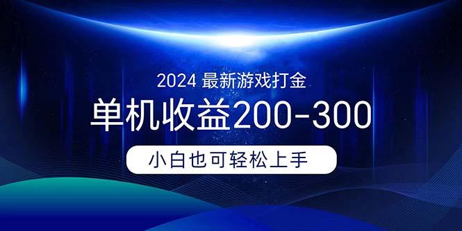 2024最新游戏打金单机收益200-300-吾爱云课堂