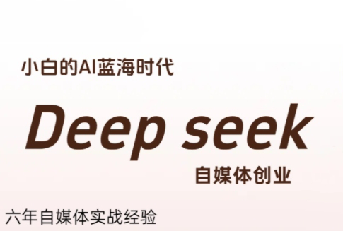 冰冰老师·普通人如何利用Deepseek创业-吾爱云课堂