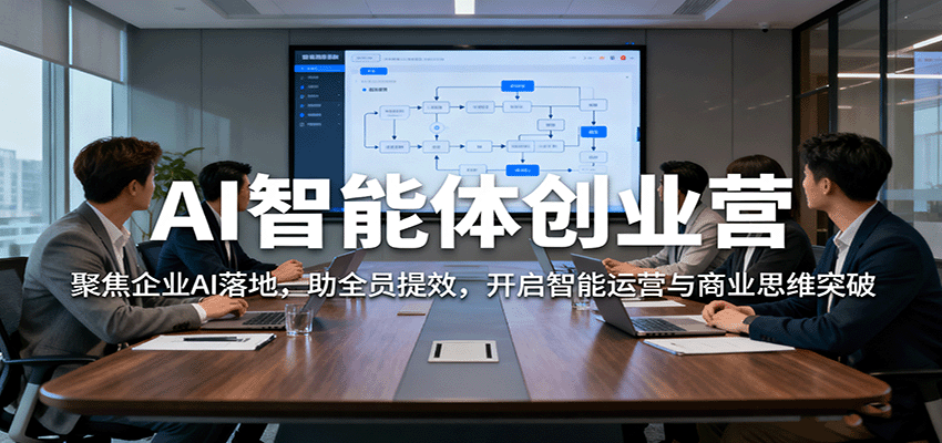 AI智能体创业营:聚焦企业AI落地,助全员提效,开启智能运营与商业思维突破-吾爱云课堂