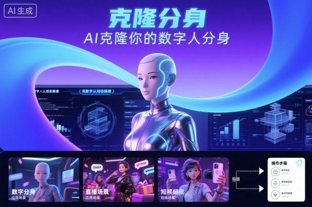AI数字人认知实操课,克隆你的数字人分身-吾爱云课堂