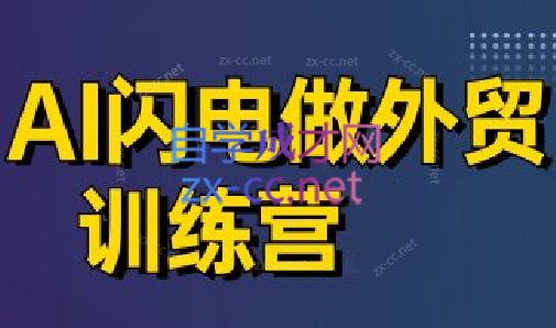 大卫·AI闪电做外贸训练营(更新6月)-吾爱云课堂